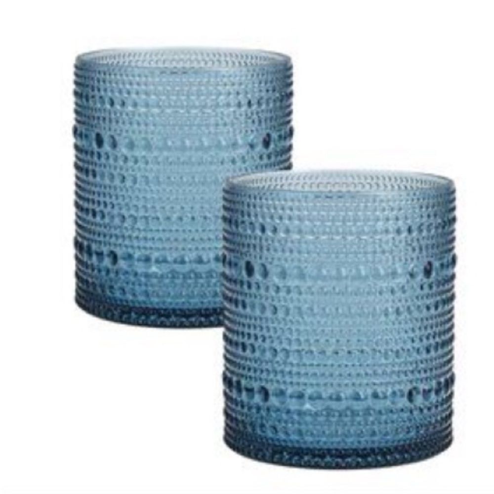 NEW! *Beachly* Wave Cocktail Tumbler Glasses Set